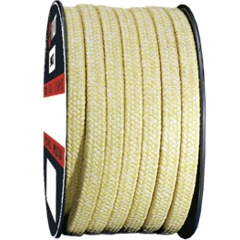 2004 Diagonally braided from continuous Aramid fibres, impregnated with PTFE and high temperature silicone oil