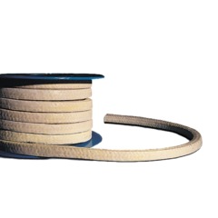 2044 Diagonally braided from high-grade aramid staple-fibre-yarn, impregnated throughout with PTFE and mineral oil